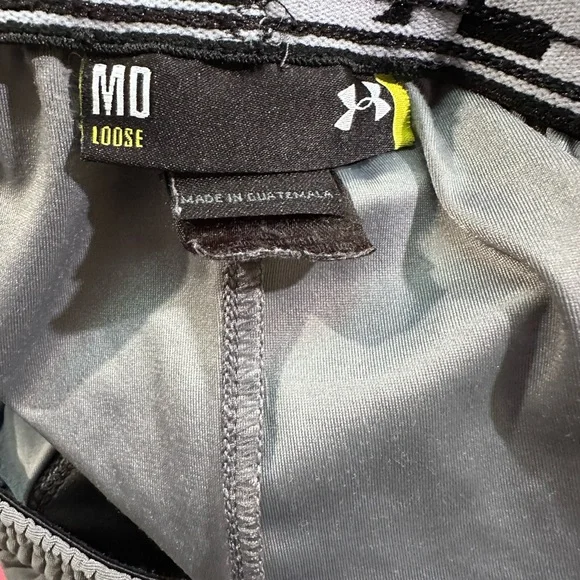 Under Armour Gray and Black Athletic Shorts - Picture 3 of 3